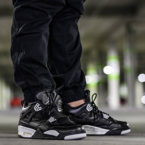 Size 8.5 Mens - Jordan 4 Retro LS Oreo 2015 - Womens 10 - Picture 1 of 10